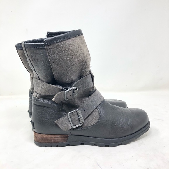 Sorel Major Moto Boots 7 A7 - Picture 2 of 6